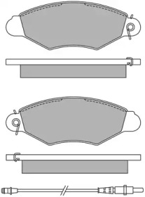 Комплект тормозных колодок AISIN ASN-2200